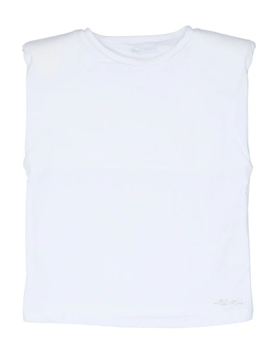 L:ú L:ú By Miss Grant Kids' T-shirts In White