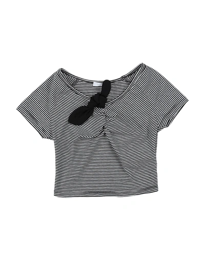 L:ú L:ú By Miss Grant Kids' T-shirts In Black