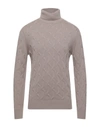 Kangra Cashmere Turtlenecks In Light Brown