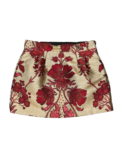 Dolce & Gabbana Kids' Skirts In Gold