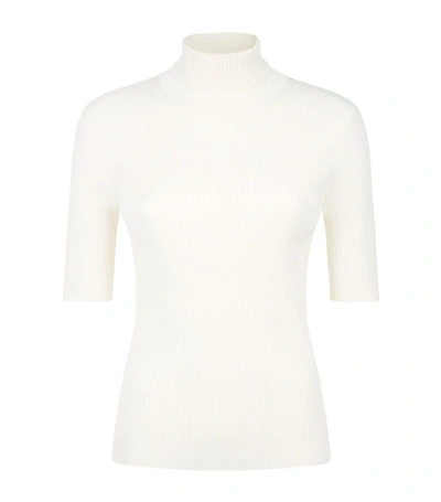 Valentino Roll Neck Sweater In Ivory