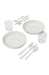 Leeway Home The Entry Way 10-piece Set In White Solids