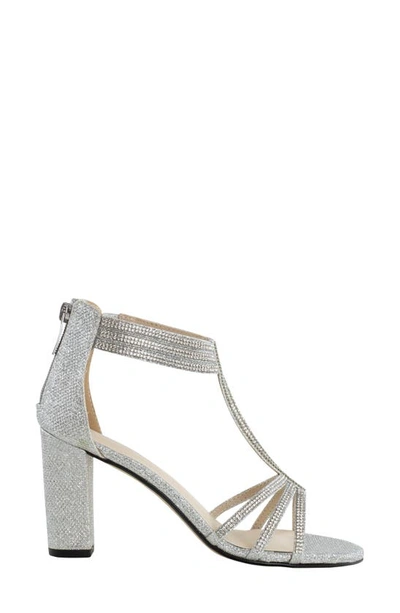 Touch Ups Gabriella T-strap Sandal In Silver