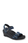 Sas Seight Wedge Sandal In Caspian