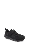 Under Armour Kids' Little Boys Assert 9 Stay-put Wide Width Running Sneakers From Finish Line In Black/black