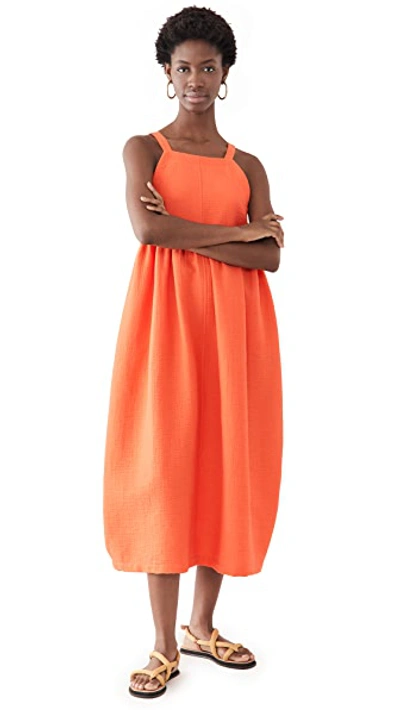 open lace back dress Rachel Comey Orange Fringe Sleeveless Dress Est. Size S  Mine & Yours