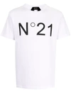 N°21 Logo-printed T-shirt In White