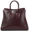 Alaïa Sidi 31 Vienne Laser-cut Top-handle Tote Bag In Almandite