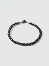 Miansai Nexus Chain Bracelet In Solid Black