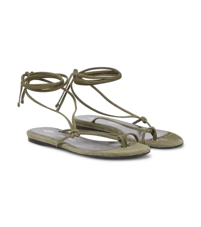 Attico "kika" Military Green Flat Thong