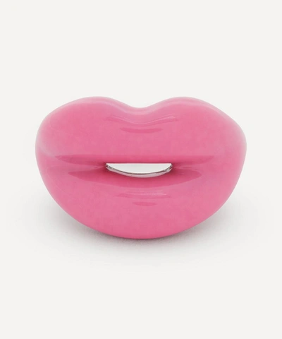 Solange Azagury-partridge Bubble Gum Pink Hotlips Ring