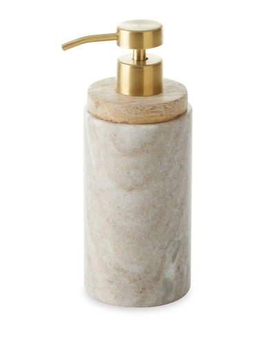 Kassatex San Marino Lotion Dispenser In Marble/wood