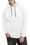 X-ray Men's Fleece Pullover Hoodie In White