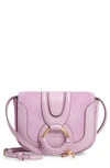 See By Chloé Mini Hana Leather Bag In Lavender Mist