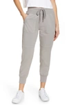 Zella Washed Organic Cotton Ankle Joggers In Grey Alloy