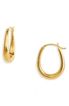 Sophie Buhai Tiny Egg Hoop Earrings In Gold