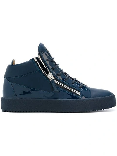 Giuseppe Zanotti Design Kriss Hi-top Sneakers - Blue