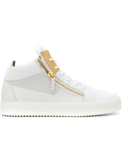 Giuseppe Zanotti Design Kriss Hi-top Sneakers - White