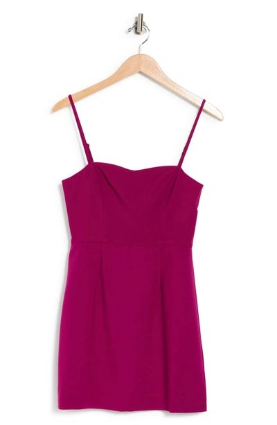 French Connection Whisper Sweetheart Light A-line Dress In Hollyhock