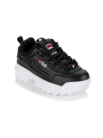 Fila Kid's Disruptor Ii Sneakers In Black