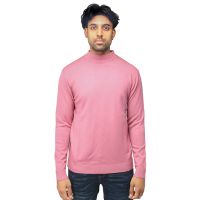 X-ray Mock Neck Sweater In Dusty Mauve