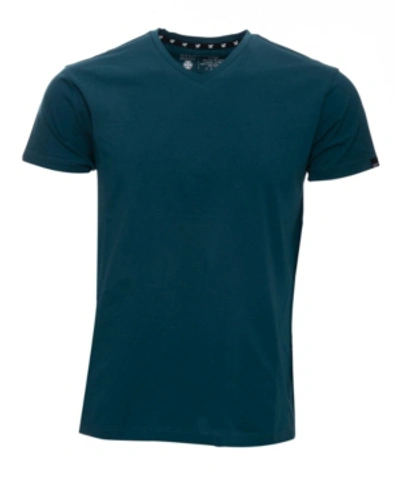 X-ray Solid V-neck Flex T-shirt In Teal