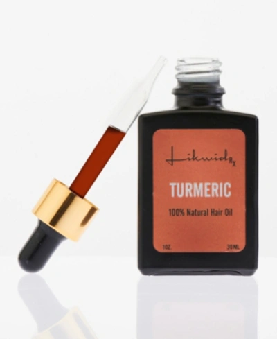 Likwid Rx Turmeric 100% Natural Hair Oil, 1 oz In Orange