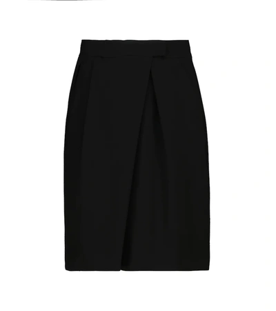 Max Mara Melinda Cady Miniskirt In Black