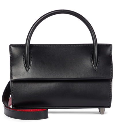 Christian Louboutin Paloma Small Leather Shoulder Bag In 黑色
