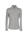 Brunello Cucinelli Solid Color Shirt In Grey