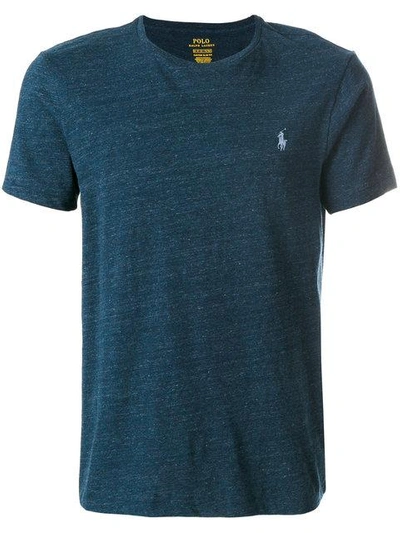 Polo Ralph Lauren Classic Logo T-shirt In Blue