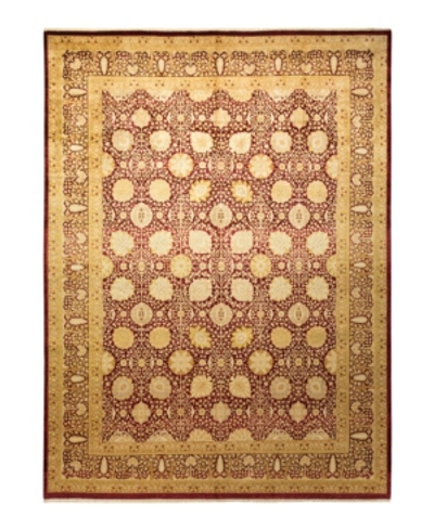 Adorn Hand Woven Rugs Closeout!  Mogul M1285 9'3" X 12'6" Rectangle Area Rug In Burgundy