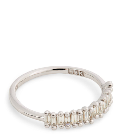 Suzanne Kalan 18-karat White Gold Diamond Ring
