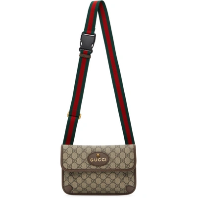 Gucci Beige Neo Vintage Gg Supreme Belt Bag In 8745 B.eb/n.acero/vr