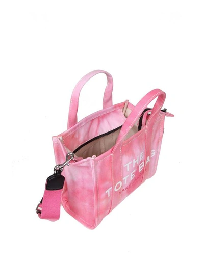 Marc Jacobs The Tie Dye Mini Tote Bag In Pink