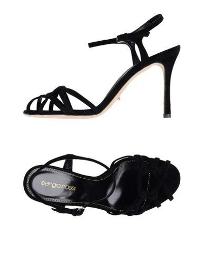 Sergio Rossi Sandals In Black