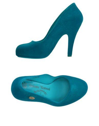 Vivienne Westwood Anglomania Pump In Turquoise