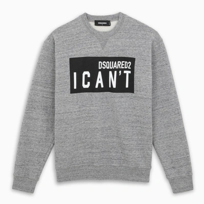 Dsquared2 Grey Printed Sweatshirt