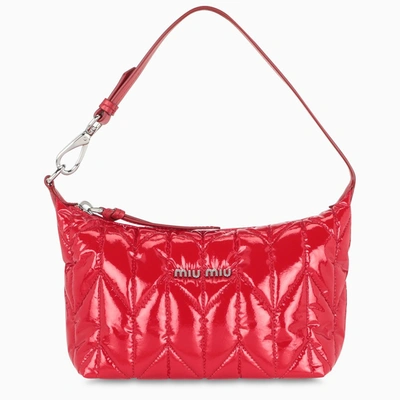 Miu Miu Red Ciré Mini-bag
