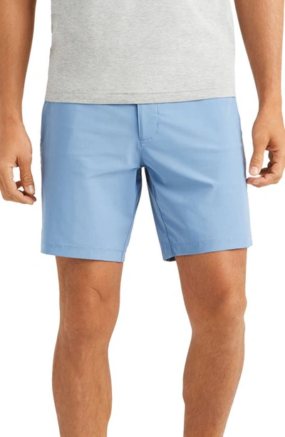 Rhone Flat Front Resort Shorts In Nebulosa Blue