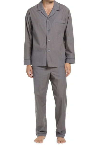 Majestic Cotton Pajamas In Charcoal