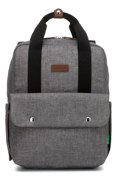 Babymel Babies' Georgi Eco Convertible Diaper Backpack In Grey