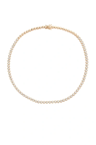 Lili Claspe Reese Tennis Necklace In 金色