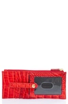 Brahmin 'melbourne' Credit Card Wallet In Heat