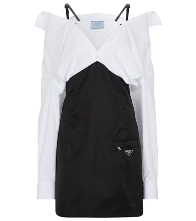 prada cotton mini dress Prada Cotton Mini Dress | Green