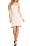 French Connection Whisper Sweetheart Dress In Satin Slipper