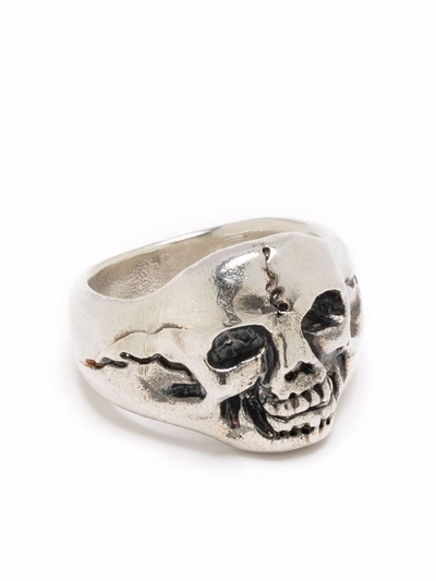 Our Legacy Sterling Silver Cranium Chunky Ring