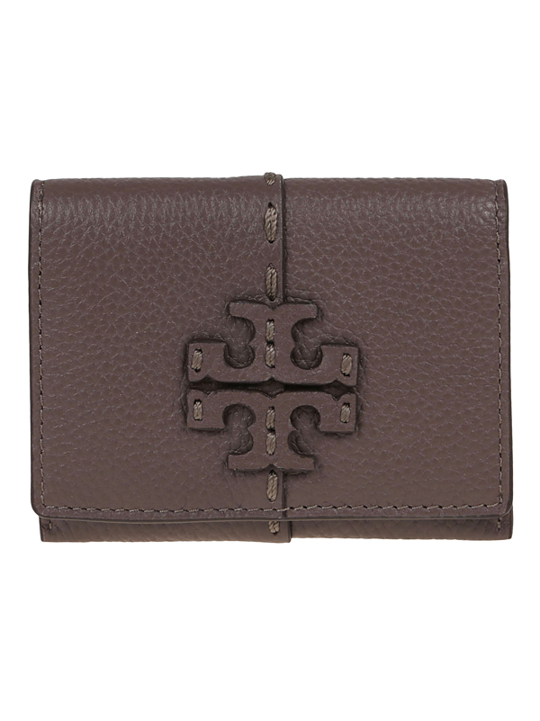 Tory Burch Mcgraw Flap Card Case In Brown | ModeSens Tory Burch Mcgraw Flap Card Case In Brown | ModeSens