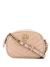 Tory Burch Kira Chevron-quilted Crossbody Bag In Pink