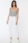 Nydj Slim Ankle Bootcut Jeans In Optic White 157